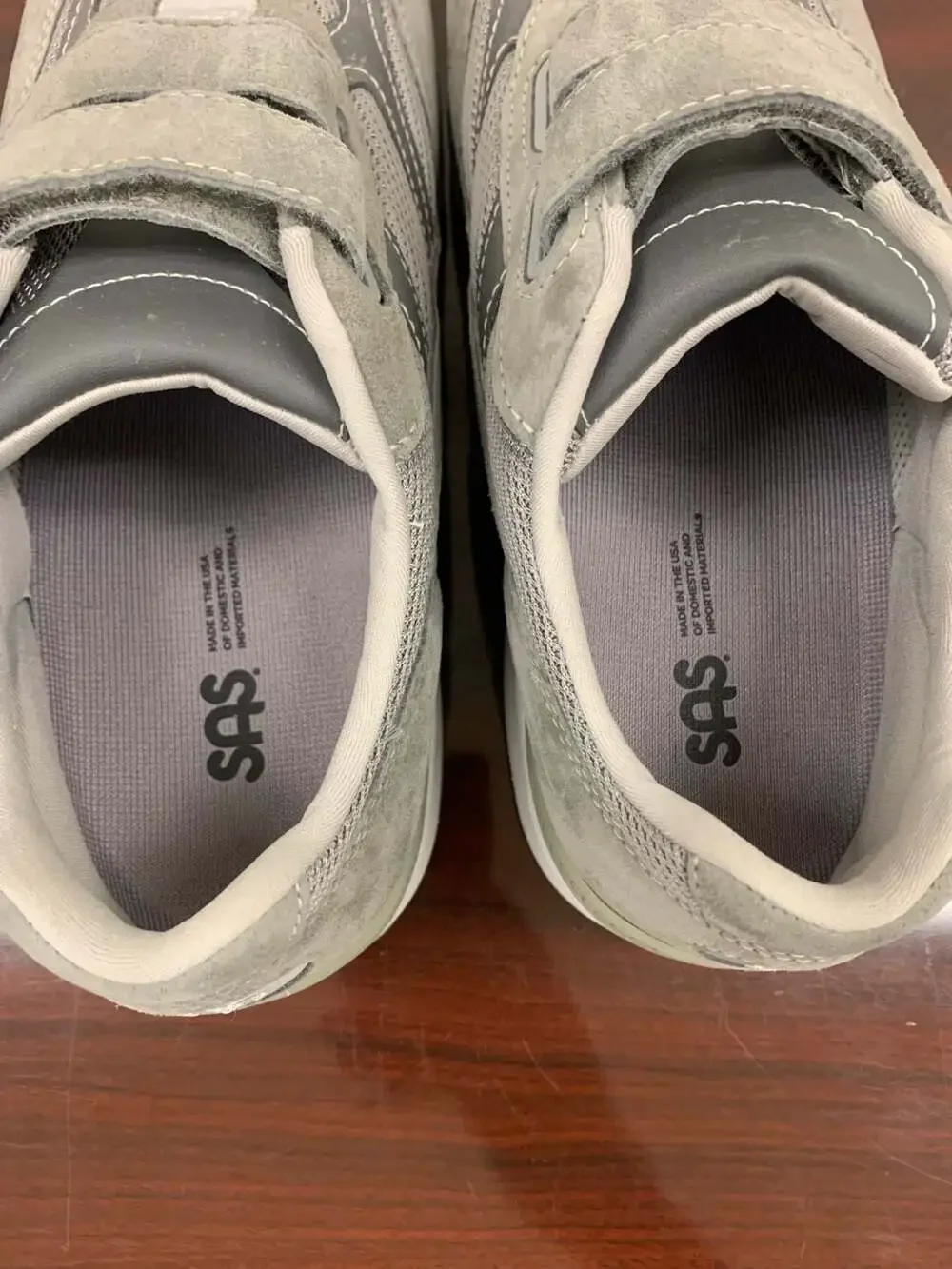 SAS JV Mesh Adjustable Comfort Walking Sneaker Mens Size 10.5 EUC